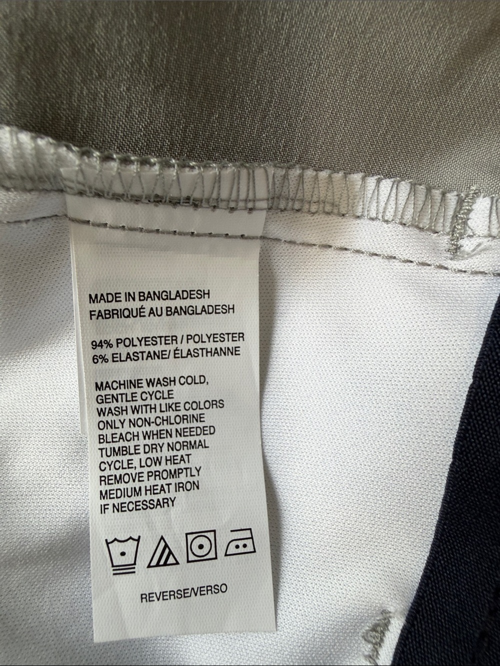 Izod Men's Gray Cargo Shorts SZ 40 - Picture 7 of 9